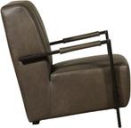 Leren design fauteuils - Echt leer, Industrieel, Comfortabe, Huis en Inrichting, Fauteuils, Nieuw, Ophalen of Verzenden, 50 tot 75 cm
