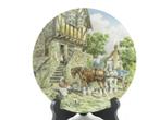 Sierbord van Wedgewood, Morning in the farmyard, Verzenden, Gebruikt