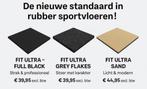FIT ULTRA Sportvloer tegel 1000x1000x20mm next level gym, Ophalen of Verzenden, Nieuw