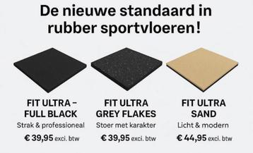 FIT ULTRA Sportvloer tegel 1000x1000x20mm next level gym beschikbaar voor biedingen