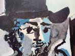 Pablo Picasso - Painter at work - Lichtdruck Vintage