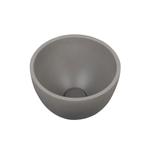 Mini Waskom Idas 22.5x22.5x15.5cm beton rond grijs inclusief, Verzenden, Nieuw