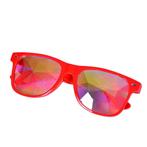 Caleidoscoop Bril Rood, Verzenden, Nieuw, Feestartikel