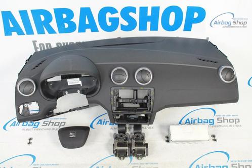 AIRBAG SET – DASHBOARD SEAT ZWART IBIZA 6J FACELIFT, Auto-onderdelen, Dashboard en Schakelaars, Gebruikt, Seat