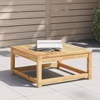 vidaXL Tuintafel 63x63x30 cm massief acaciahout, Tuin en Terras, Tuinsets en Loungesets, Verzenden, Nieuw, Hardhout