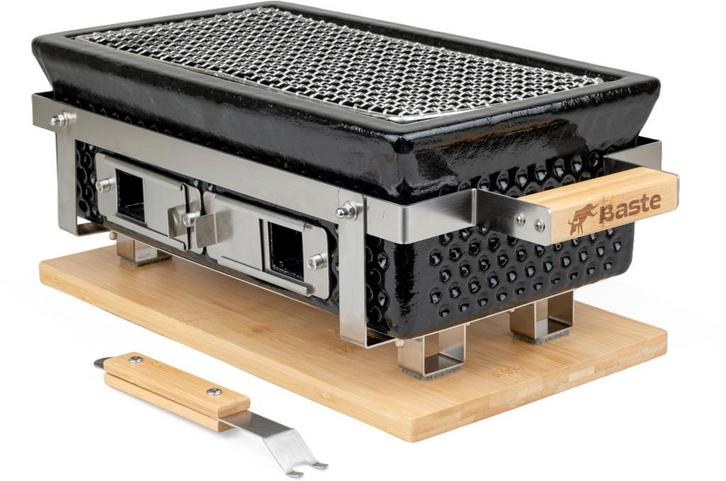 BASTE Japanse Shichirin Grill - tafel bbq, Tuin en Terras, Houtskoolbarbecues, Nieuw, Verzenden