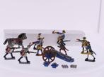 8 geverfde tinnen soldaatjes, een compleet kanon en een p..., Hobby en Vrije tijd, Modelbouw | Figuren en Diorama's, Ophalen of Verzenden