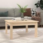 vidaXL Salontafel 55x55x30 cm massief grenenhout, 50 tot 100 cm, Verzenden, Nieuw, 50 tot 100 cm