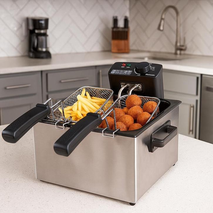 Tristar friteuse XL - Type: PD-4912 | 2000 watt | 5 liter, Witgoed en Apparatuur, Frituurpannen, Nieuw, Verzenden