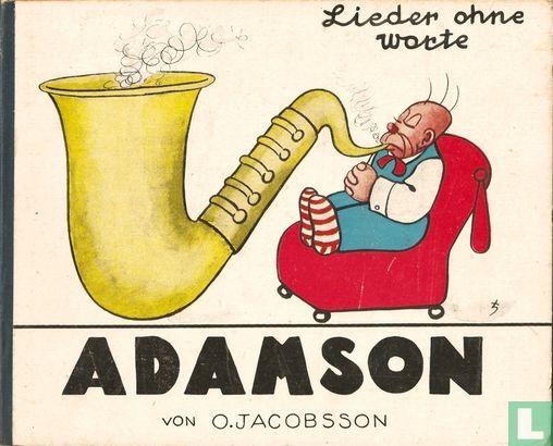 Adamson [Jacobsson] - Lieder ohne Worte - 1927, Boeken, Stripboeken, Gelezen, Eén stripboek, Verzenden