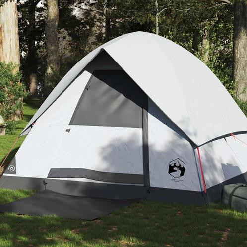vidaXL Koepeltent 4-persoons waterdicht verduisterend stof, Caravans en Kamperen, Tenten, Nieuw, tot en met 2, Verzenden