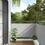 vidaXL Balkonscherm 400x75 cm PVC grijs, Tuin en Terras, Verzenden, Nieuw, Kunststof, Minder dan 1 meter