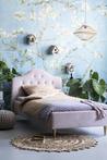 Kidsdepot Lisa 140x200 luxe gestoffeerd twijfelaar bed