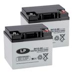 2 Stuks: Landport EV12-50 AGM Deep Cycle accus, origineel, Verzenden, Nieuw