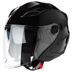 VINZ Calobra - Zwart, Motoren, Kleding | Motorhelmen, Verzenden, Nieuw met kaartje, XS, Jethelm