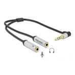 Premium 3,5mm 4-polig > 2x 3,5mm headset adapter, Audio, Tv en Foto, Nieuw, Ophalen of Verzenden