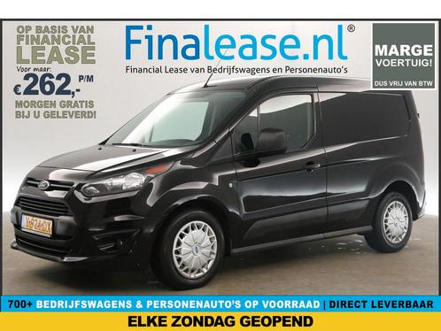 Ford Transit Connect 1.5 TDCI L1H1 Marge Airco 3 Pers €262pm, Auto's, Bestelauto's, Lease, Handgeschakeld, Diesel, Ford, Zwart