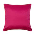 kussen satijn fuchsia 45x45cm, Verzenden, Nieuw