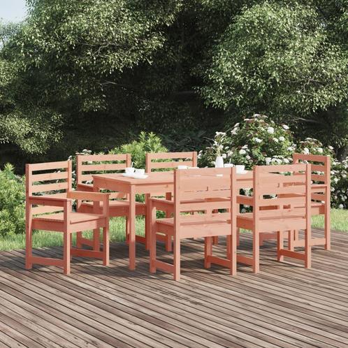 vidaXL 7-delige Tuinset massief douglashout, Tuin en Terras, Tuinsets en Loungesets, Tuinset, Nieuw, 7 zitplaatsen, Verzenden