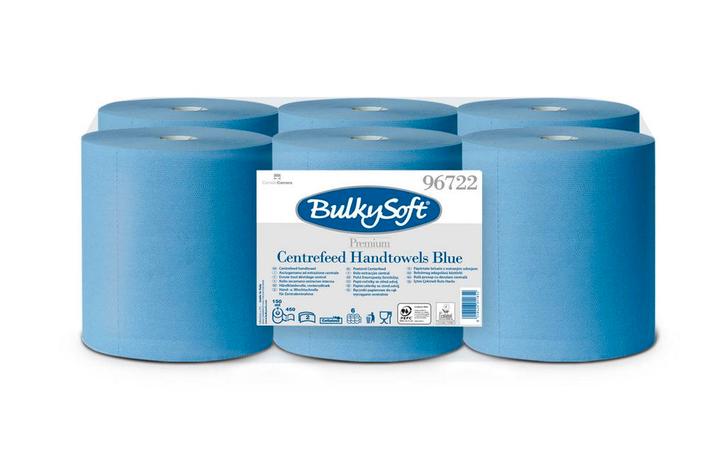 BulkySoft poetspapier midi 2-laags blauw 150 mtr (6), Huis en Inrichting, Schoonmaakartikelen, Verzenden