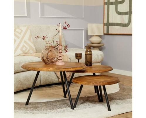 Salontafel Ohio | set van 3, Huis en Inrichting, Tafels | Salontafels, Nieuw, Ophalen of Verzenden