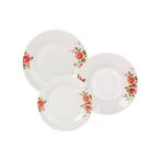 Bella Fiore Premium 18-delige Bordenset Porselein –, Ophalen of Verzenden, Nieuw