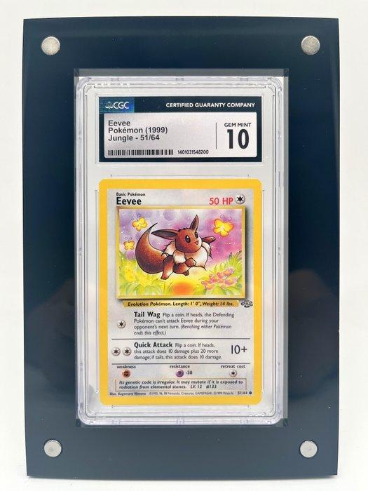 Pokémon Graded card - Eevee - CGC 10 - WOTC - Jungle, Hobby en Vrije tijd, Verzamelkaartspellen | Pokémon