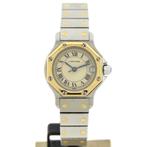 Cartier Santos Octagon 187903, Sieraden, Tassen en Uiterlijk, Horloges | Dames, Gebruikt, Polshorloge, Verzenden