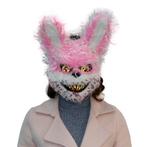 Halloween masker Roze horror konijn, Nieuw, Verzenden