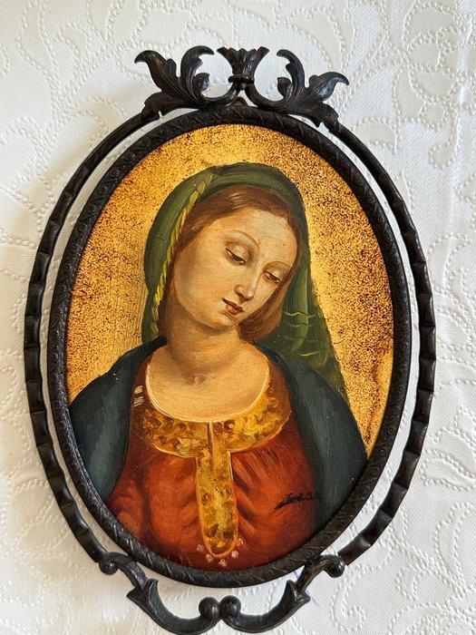 Italiaanse school (XIX) - Madonna - NO RESERVE, Antiek en Kunst, Kunst | Schilderijen | Klassiek