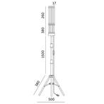 LED Kweeklamp VITARO-4 ST 30W - Op Statief, 4 Flexibele A..., Ophalen of Verzenden, Nieuw