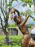 Fontein - 2025 - XXL Brons Sjaal Danser, Antiek en Kunst