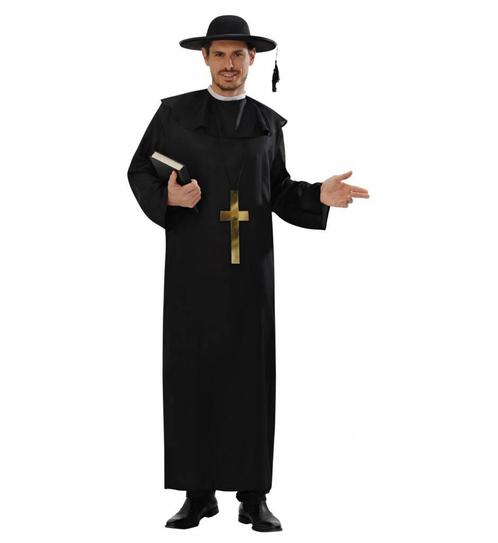 Katholieke priester kostuum man, Kleding | Heren, Carnavalskleding en Feestkleding, Nieuw, Ophalen of Verzenden