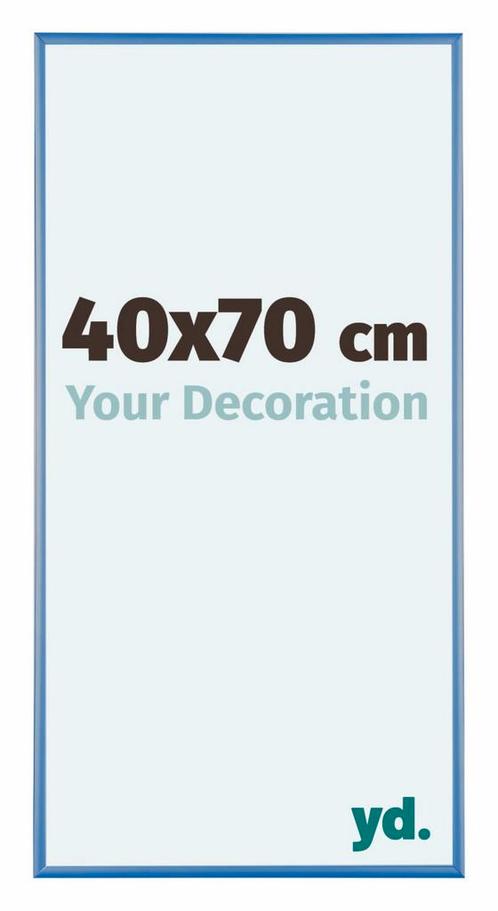 Fotolijst 40x70cm Staal Blauw Aluminium Austin, Huis en Inrichting, Woonaccessoires | Lijsten, Nieuw, Verzenden