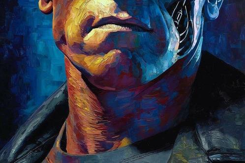 Canvas Fit - Alberto Ricardo - “Máquina y Memoria: El Rostro, Verzamelen, Film en Tv