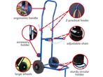 Toolland Gasflessentrolley - Gasflessenkar 100 kg, Verzenden