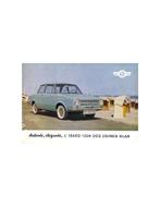 1964 GLAS ISARD 1204 BROCHURE FRANS, Boeken, Auto's | Folders en Tijdschriften, Nieuw, Author
