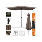 Sombrilla Tuinparasol 3x2M Bruin, Verzenden, Nieuw