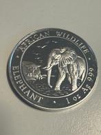 Somalië. 100 Shilling 2010 Elephant - 1 oz (.999) (Zonder, Postzegels en Munten, Munten | Europa | Niet-Euromunten