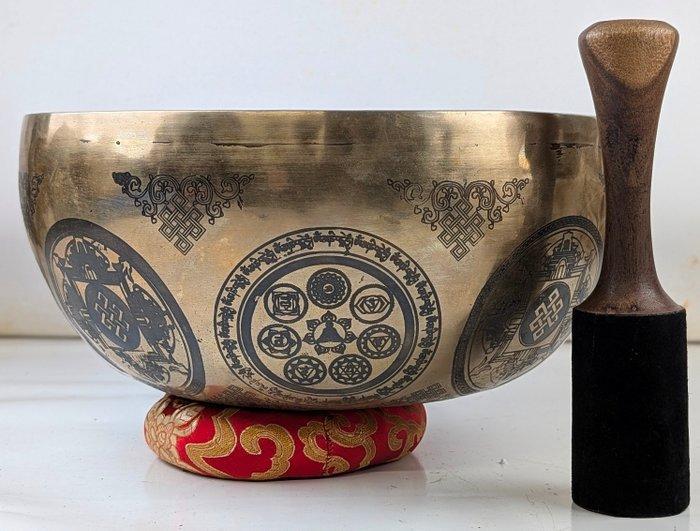 Antiek Klankschaal - 7 metalen - 1990-2000 - handgemaakt, Muziek en Instrumenten, Blaasinstrumenten | Blokfluiten