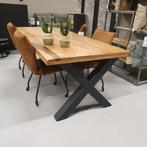 Actie! Eettafel mangohout | vanaf 240 t/m 280 cm, 100 tot 150 cm, Modern | Luxe | Industrieel | Robuust , Vijf personen of meer