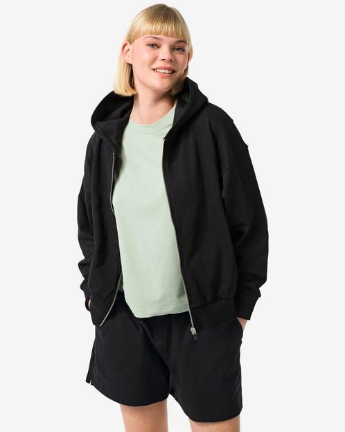 HEMA Dames loungevest zwart, Kleding | Dames, Overige Dameskleding, Nieuw, Verzenden