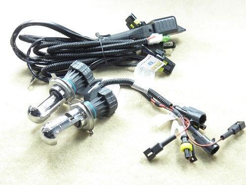 Xenon kit set verlichting H4 10000K 55W + ballast HID slim c, Auto-onderdelen, Verlichting, Nieuw, Verzenden