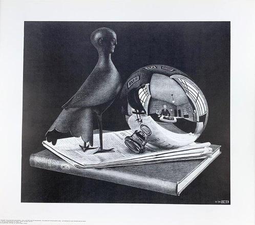 M.C. Escher (1898-1972), after - Still Life With, Antiek en Kunst, Kunst | Tekeningen en Foto's