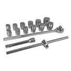 Silverline Doppenset 3/4 inch - 22 t/m 46 mm - T-staaf en..., Ophalen of Verzenden, Nieuw