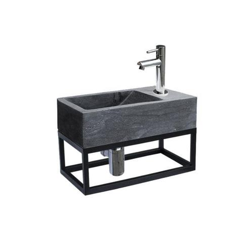 Sani Royal Fontein Frame Mat Zwart Natuursteen, Tuin en Terras, Waterpartijen en Fonteinen