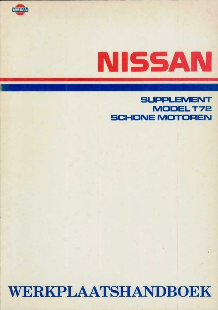 Origineel Nissan Bluebird T72 Motor Handboek Nederlands, Auto diversen, Handleidingen en Instructieboekjes, Verzenden
