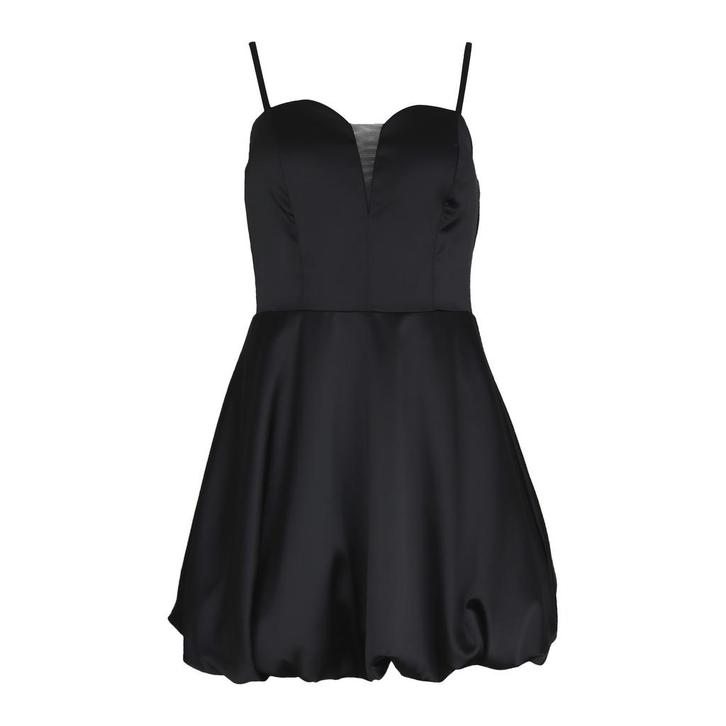 Rinascimento • zwarte ballon jurk • L, Kleding | Dames, Jurken, Zwart, Nieuw, Maat 42/44 (L), Verzenden