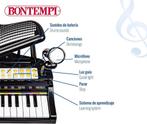 Bontempi Piano Star incl. kruk en microfoon, Huis en Inrichting, Verzenden, Zo goed als nieuw