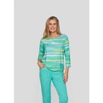 Rabe Shirt met 3/4 mouwen met geraffte ronde hals en split, Kleding | Dames, Verzenden, Nieuw